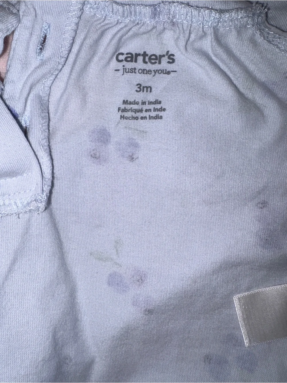 Carter's Light Blueberry Print Tank Top & Shorts Set